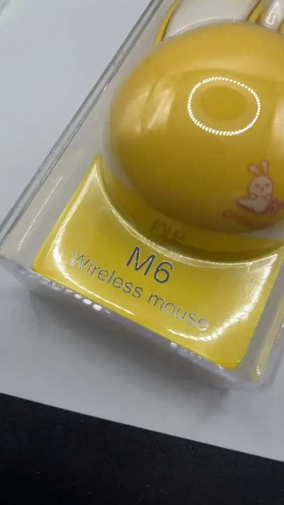 New Wireless Mouse Bluetooth Bunny Quiet USB Optical Cordless Yellow rabbit
